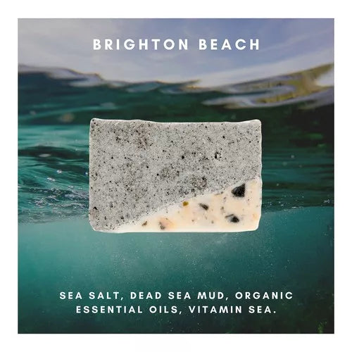 Brighton Beach - Moisturising SPA-style soap bar with sea salt and Dead Sea mud