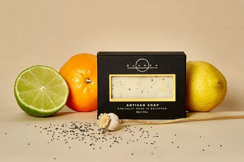 Daydreaming - Exfoliating soap bar with citrus oils, peppermint & poppy seed