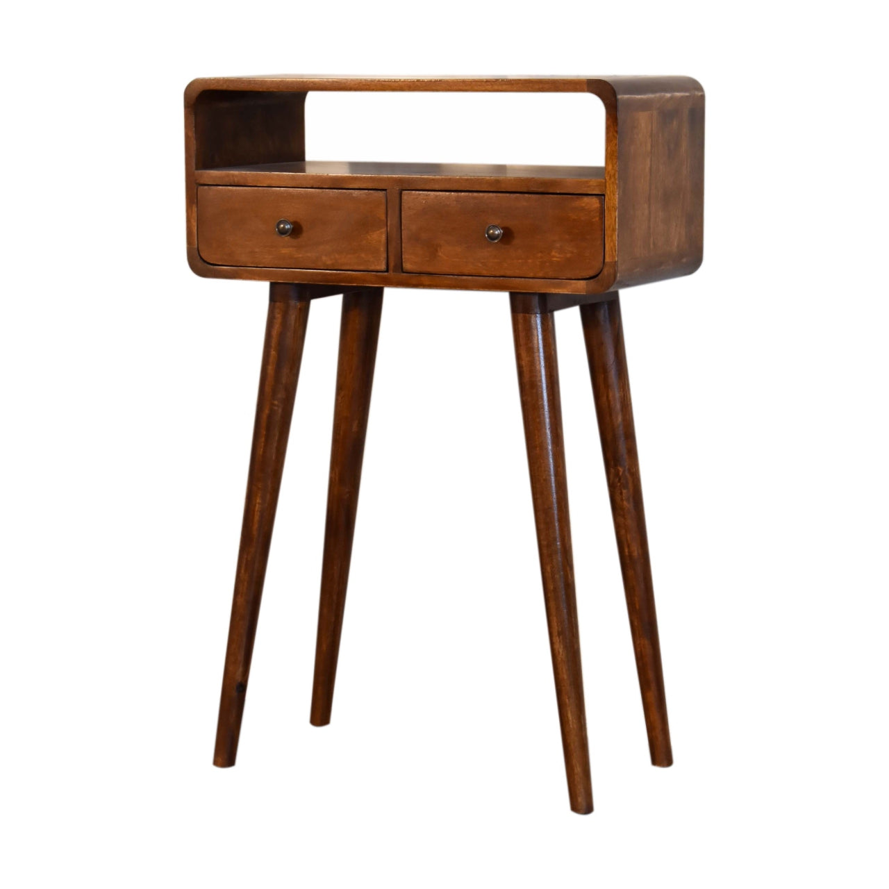 Chestnut Elegance Console Table