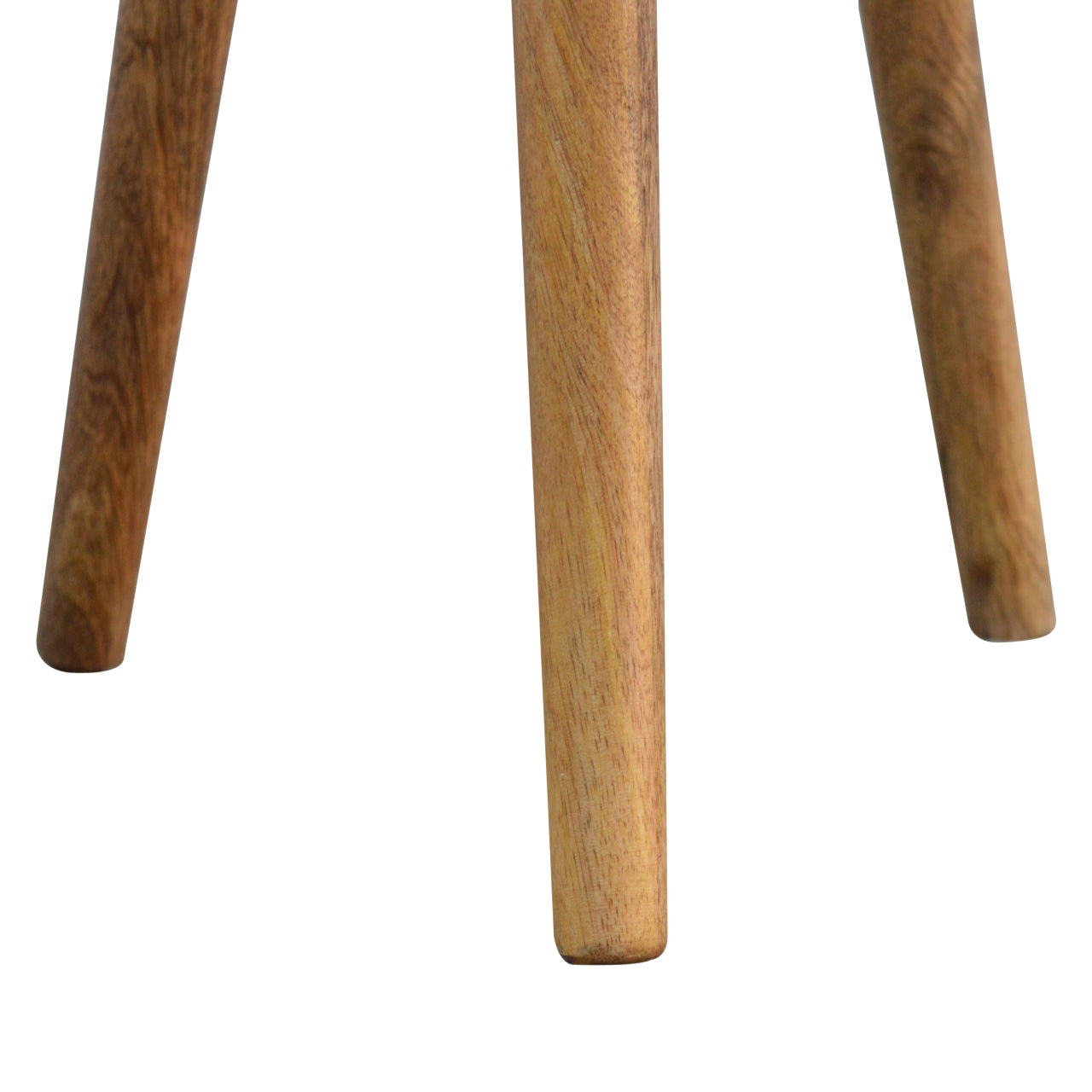 Chic Tripod Stool with Bone Detail