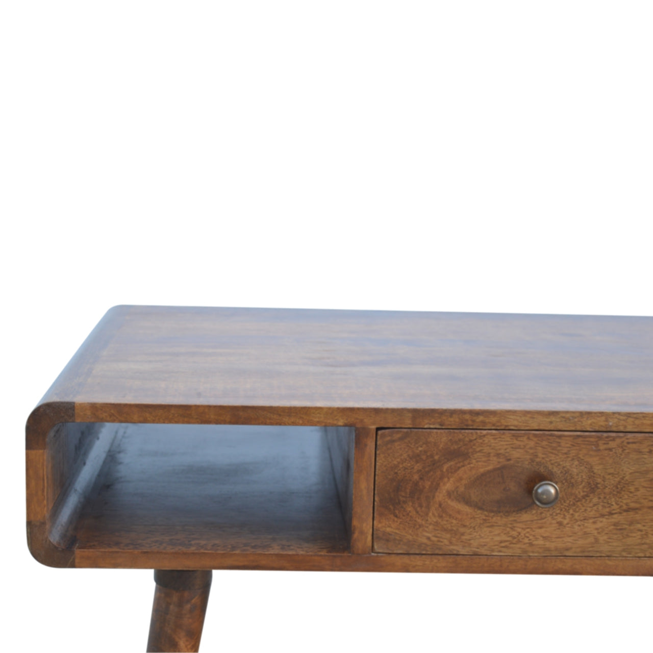 Rounded Chestnut Harmony Coffee Table