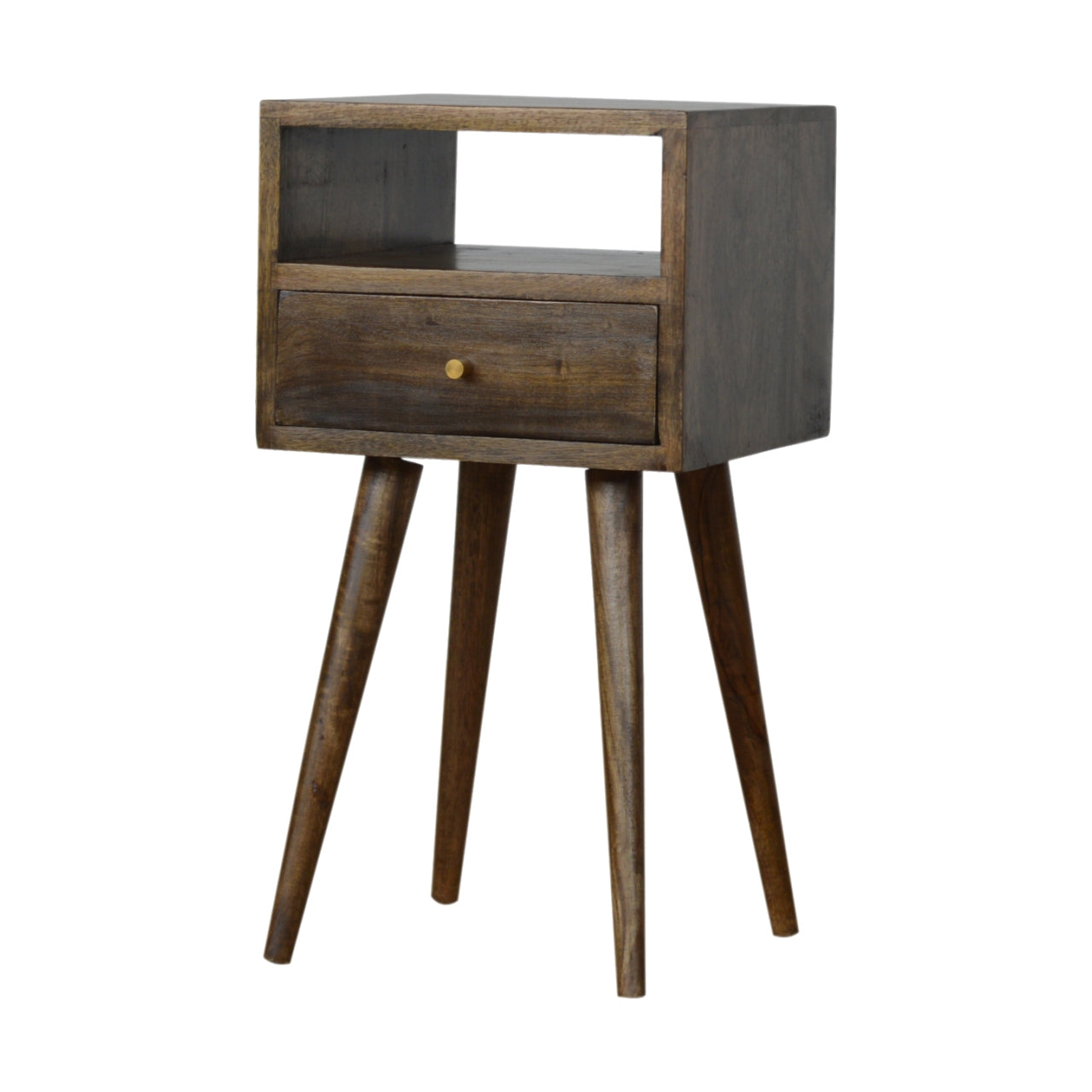 Weathered Gray Bedside Table