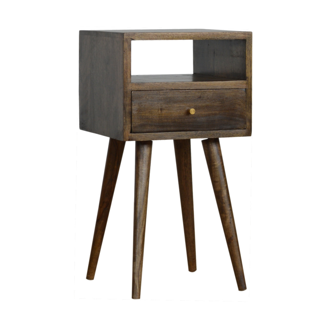 Weathered Gray Bedside Table