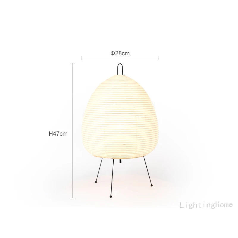 Japanese Design Akari Bedside Lamp