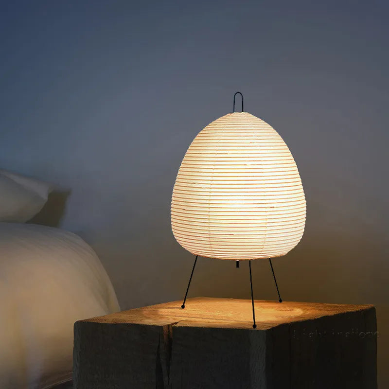 Japanese Design Akari Bedside Lamp