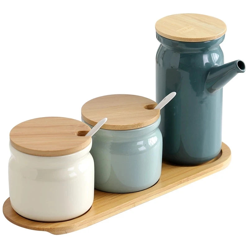 Ceramic Condiment Set