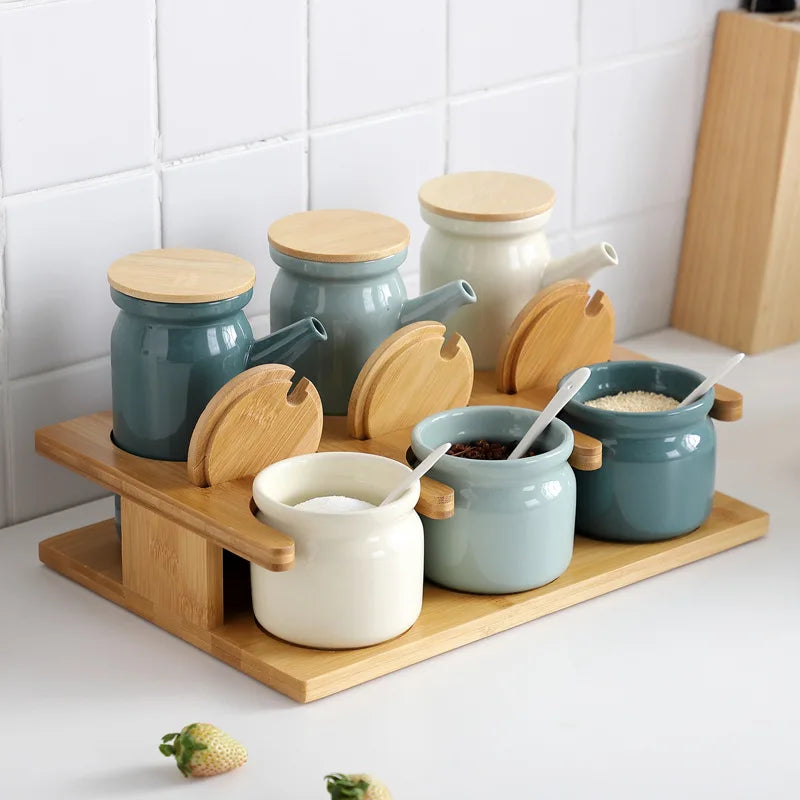 Ceramic Condiment Set