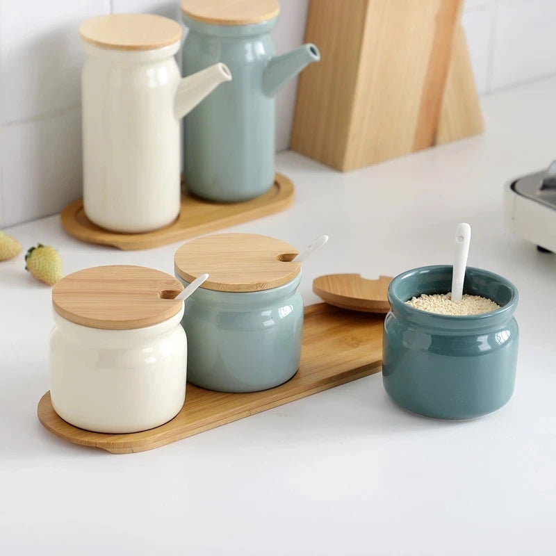 Ceramic Condiment Set